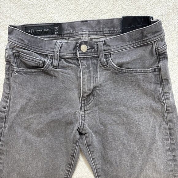 Armani Exchange J16 Striaght Jeans Mens Size 30x29 Gray Denim A/X | 8NZJ16 - Picture 2 of 10